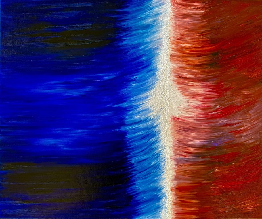 Ballogletti — Liminal Line Series, Fragment No. 7 — oil on canvas — Liminal Break